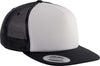 Boné K-Up Trucker clássico 5 painéis-Preto / Branco / Preto-One Size-RAG-Tailors-Fardas-e-Uniformes-Vestuario-Pro