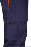 CALÇAS BICOLOR MULTIBOLSOS cor Azul Marinho-RAG-Tailors-Fardas-e-Uniformes-Vestuario-Pro