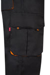 CALÇAS BICOLOR MULTIBOLSOS cor Preto-RAG-Tailors-Fardas-e-Uniformes-Vestuario-Pro