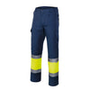 CALÇAS FORRADAS BICOLOR DE ALTA VISIBILIDADE-AZUL MARINHO/AMARELO FLUORESCENTE - 01/20-S-RAG-Tailors-Fardas-e-Uniformes-Vestuario-Pro