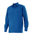 CAMISA DE MANGA COMPRIDA COM DIVISAS-Azul-S-RAG-Tailors-Fardas-e-Uniformes-Vestuario-Pro