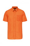 CAMISA DE MANGA CURTA TRATAMENTO FÁCIL-Orange-S-RAG-Tailors-Fardas-e-Uniformes-Vestuario-Pro