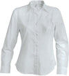 CAMISA DE SENHORA DE MANGA COMPRIDA - SUPRA NÃO PRECISA PASSAR A FERRO-Branco-XS-RAG-Tailors-Fardas-e-Uniformes-Vestuario-Pro