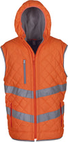 COLETE DE ALTA VISIBILIDADE “Kensington”-Hi Vis Laranja-S-RAG-Tailors-Fardas-e-Uniformes-Vestuario-Pro