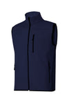 COLETE SOFT SHELL-Azul Navy-L-RAG-Tailors-Fardas-e-Uniformes-Vestuario-Pro