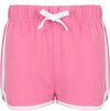Calção de criança retro-Bright Pink / Branco-5/6-RAG-Tailors-Fardas-e-Uniformes-Vestuario-Pro
