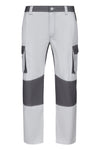 Calças Bicolor Multibolsos Elastik Reforçadas-Branco / Cinza-34-RAG-Tailors-Fardas-e-Uniformes-Vestuario-Pro