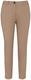 Calças chino 7/8 de senhora eco-responsáveis - 235 g-Wet Sand-34 PT (34 FR)-RAG-Tailors-Fardas-e-Uniformes-Vestuario-Pro