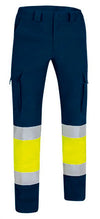Calças de Alta Visibilidade Alerda-Azul Marinho/Amarelo Florescente-S-RAG-Tailors-Fardas-e-Uniformes-Vestuario-Pro