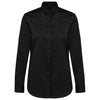 Camisa 100% Algodão de manga comprida de senhora-Black-XS-RAG-Tailors-Fardas-e-Uniformes-Vestuario-Pro