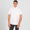 Camisa Homem m\curta BlueLine-Branco-XS-RAG-Tailors-Fardas-e-Uniformes-Vestuario-Pro