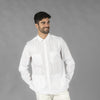 Camisa Masculina Meio-Linho Lazio-Branco-38-RAG-Tailors-Fardas-e-Uniformes-Vestuario-Pro