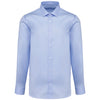 Camisa Oxford Pinpoint manga comprida de homem-Essential Blue-S-RAG-Tailors-Fardas-e-Uniformes-Vestuario-Pro