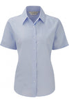 Camisa Oxford Senhora m\curta Itália-Oxford Azul-XS-RAG-Tailors-Fardas-e-Uniformes-Vestuario-Pro