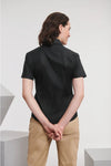 Camisa Oxford Senhora m\curta Itália-RAG-Tailors-Fardas-e-Uniformes-Vestuario-Pro