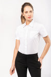 Camisa Popeline Feminina m\curta Tratamento Fácil - Mónaco-RAG-Tailors-Fardas-e-Uniformes-Vestuario-Pro