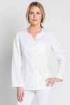 Camisa Saúde estilo Militar m/comprida-Branco-SP-RAG-Tailors-Fardas-e-Uniformes-Vestuario-Pro
