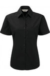 Camisa Senhora m\curta Popeline-Preto-XS-RAG-Tailors-Fardas-e-Uniformes-Vestuario-Pro