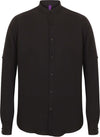 Camisa de homem com gola à padre-Preto-XS-RAG-Tailors-Fardas-e-Uniformes-Vestuario-Pro