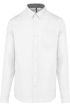 Camisa de homem de manga comprida em sarja-Branco-XS-RAG-Tailors-Fardas-e-Uniformes-Vestuario-Pro