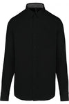 Camisa de homem de manga comprida em sarja-Preto-XS-RAG-Tailors-Fardas-e-Uniformes-Vestuario-Pro
