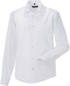 Camisa de homem de manga comprida - não precisa passar a ferro-Branco-S-RAG-Tailors-Fardas-e-Uniformes-Vestuario-Pro