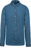 Camisa de homem em denim-Chambray Azul-S-RAG-Tailors-Fardas-e-Uniformes-Vestuario-Pro