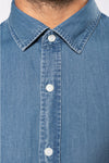 Camisa de homem em denim-RAG-Tailors-Fardas-e-Uniformes-Vestuario-Pro
