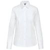 Camisa de senhora Grécia manga comprida em oxford de tratamento fácil.-Branco-XS-RAG-Tailors-Fardas-e-Uniformes-Vestuario-Pro