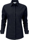 Camisa de senhora de manga comprida Ultimate Stretch-Preto-XS-RAG-Tailors-Fardas-e-Uniformes-Vestuario-Pro