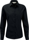 Camisa de senhora de manga comprida - não precisa passar a ferro-Preto-XS-RAG-Tailors-Fardas-e-Uniformes-Vestuario-Pro