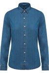 Camisa de senhora em denim-Chambray Azul-XS-RAG-Tailors-Fardas-e-Uniformes-Vestuario-Pro