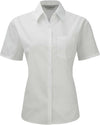 Camisa de senhora em popeline de manga curta-Branco-XS-RAG-Tailors-Fardas-e-Uniformes-Vestuario-Pro
