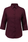 Camisa de senhora manga 3/4-Wine-XS-RAG-Tailors-Fardas-e-Uniformes-Vestuario-Pro