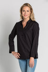 Camisa feminina Biern-Preto-XS / (SP)-RAG-Tailors-Fardas-e-Uniformes-Vestuario-Pro