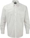 Camisa oxford de homem de manga comprida-Branco-S-RAG-Tailors-Fardas-e-Uniformes-Vestuario-Pro