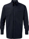 Camisa oxford de homem de manga comprida-Preto-S-RAG-Tailors-Fardas-e-Uniformes-Vestuario-Pro