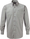 Camisa oxford de homem de manga comprida-Silver-S-RAG-Tailors-Fardas-e-Uniformes-Vestuario-Pro