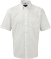 Camisa oxford de homem de manga curta-Branco-S-RAG-Tailors-Fardas-e-Uniformes-Vestuario-Pro