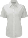 Camisa oxford de senhora de manga curta-Branco-XS-RAG-Tailors-Fardas-e-Uniformes-Vestuario-Pro
