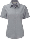 Camisa oxford de senhora de manga curta-Silver-XS-RAG-Tailors-Fardas-e-Uniformes-Vestuario-Pro