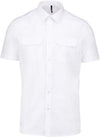 Camisa piloto de homem de manga curta-Branco-S-RAG-Tailors-Fardas-e-Uniformes-Vestuario-Pro