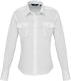 Camisa piloto de senhora de manga comprida-Branco-S (10 UK)-RAG-Tailors-Fardas-e-Uniformes-Vestuario-Pro