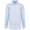 Camisa popeline de manga comprida de homem-Essential Light Blue-S-RAG-Tailors-Fardas-e-Uniformes-Vestuario-Pro