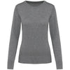 Camisola Supima® com decote redondo de senhora-Grey Heather-XS-RAG-Tailors-Fardas-e-Uniformes-Vestuario-Pro