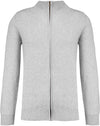Casaco de malha premium com fecho-Light grey heather-XS-RAG-Tailors-Fardas-e-Uniformes-Vestuario-Pro