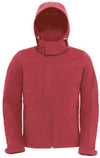 Casaco softshell de homem com capuz-Vermelho-S-RAG-Tailors-Fardas-e-Uniformes-Vestuario-Pro