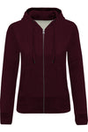 Casaco sweatshirt BIO de senhora com capuz-Wine Heather-XS-RAG-Tailors-Fardas-e-Uniformes-Vestuario-Pro