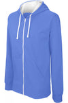 Casaco sweatshirt com capuz em contraste-Light Royal Blue / White-XS-RAG-Tailors-Fardas-e-Uniformes-Vestuario-Pro