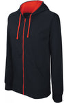 Casaco sweatshirt com capuz em contraste-RAG-Tailors-Fardas-e-Uniformes-Vestuario-Pro